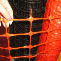 Orange Safety Fence, Used in Construction for Security Warning or as Snow Fence